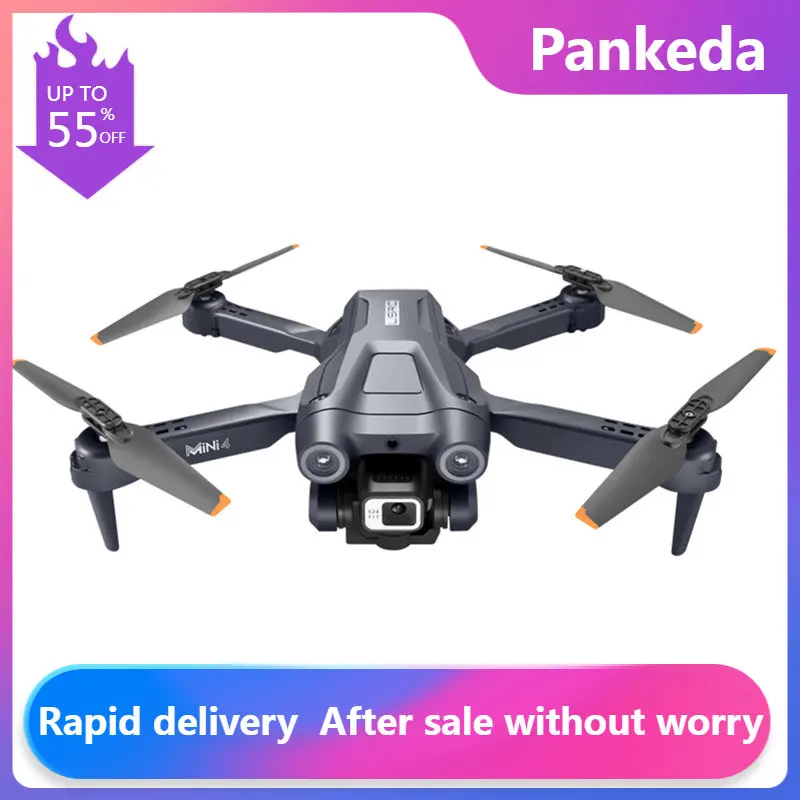 

Mini 4 Drone 4K HD Dual Camera WiFi FPV Foldable Quadcopter Optical Flow Localization Obstacle Avoidance RC Drone Gift adult Toy