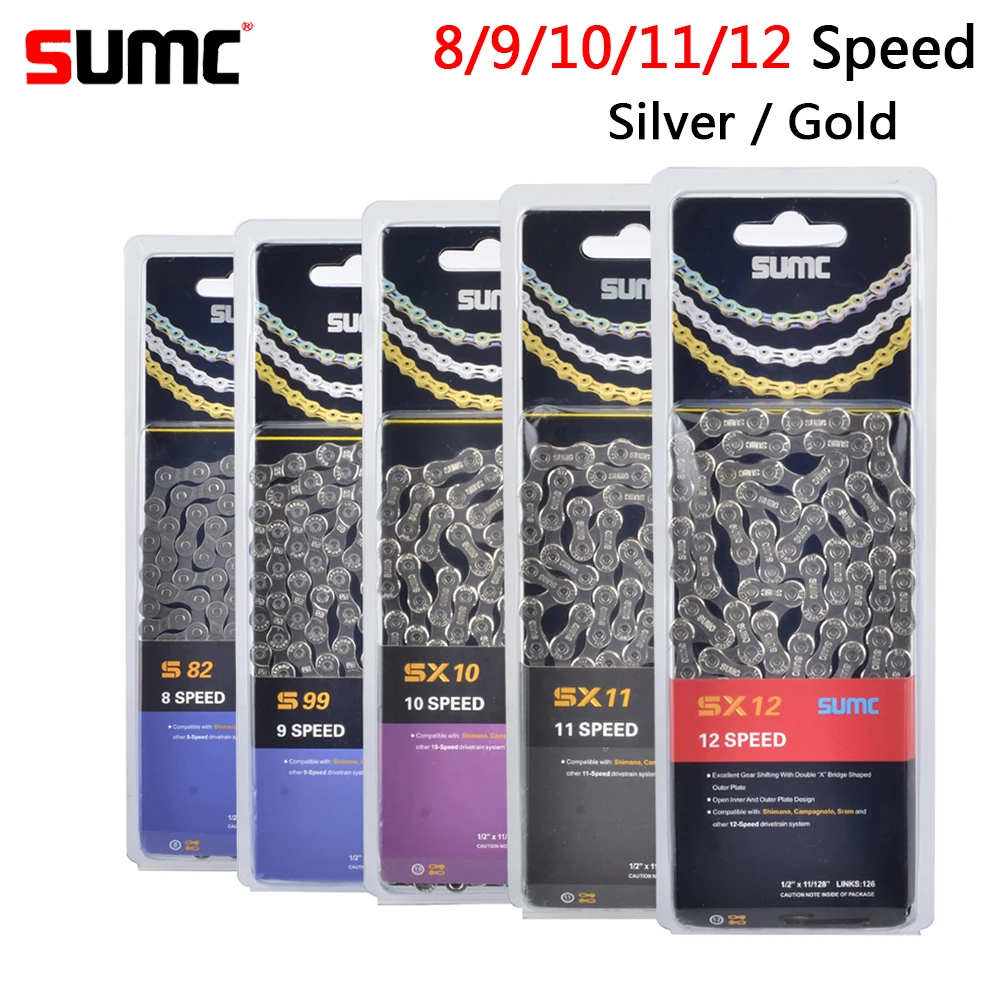 Chain 9/10/11/12 Speed Mtb Mountain Road Bike Chain For Shimano Campagnolo Sram Half Hollow Bicycle Chain 116l