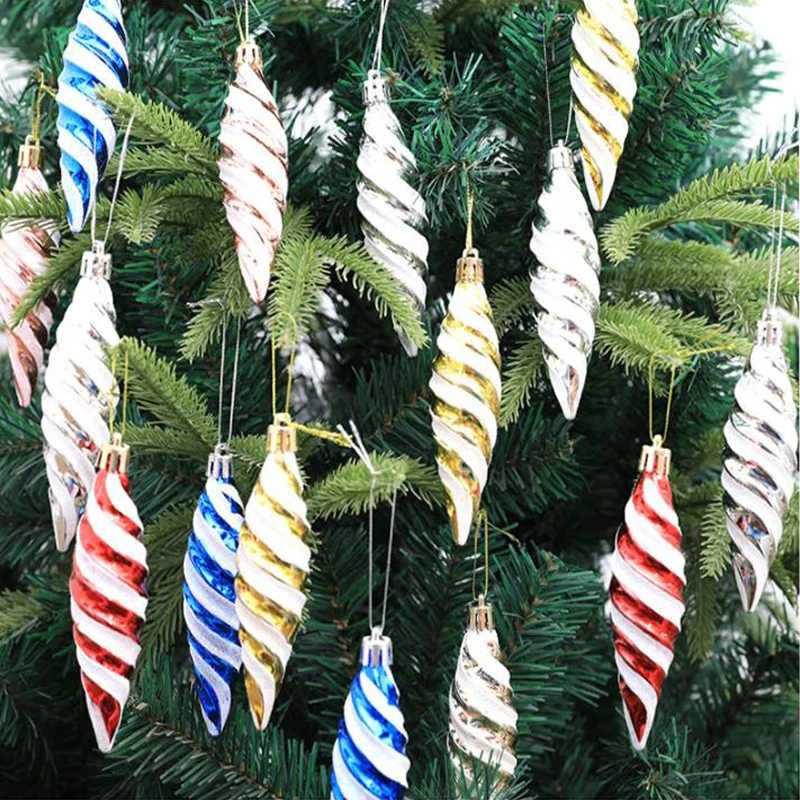 Set Of Candy Icicle Christmas Tree Ornaments Christmas Decoration For Home 2022 New Year Xmas Noel Gifts Natal Navidad Decor