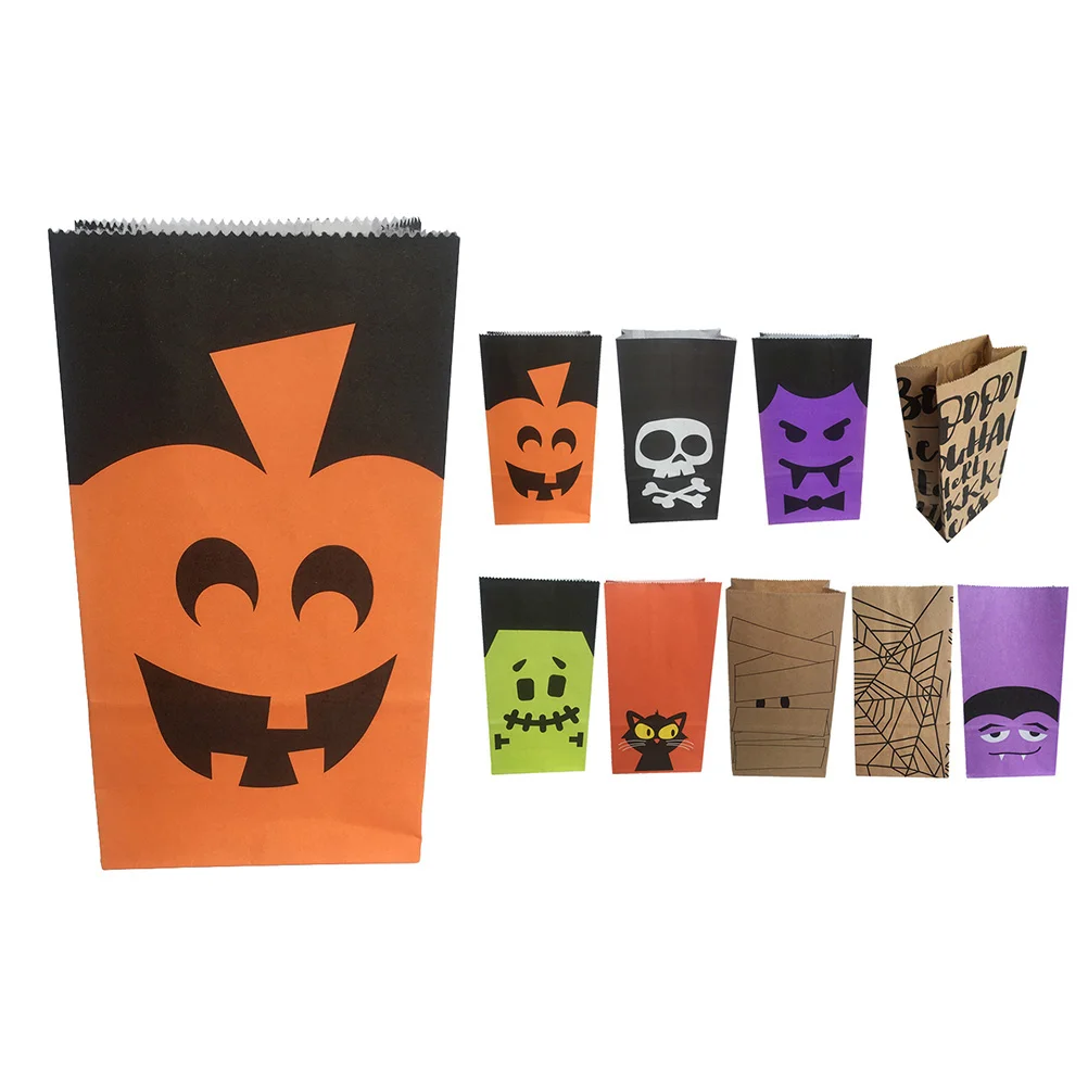 

Bags Candy Bag Pouch Gift Party Favor Cookie Paper Baking Storage Pumpkin Decorative Wrapping Packages Package Prop Bucket