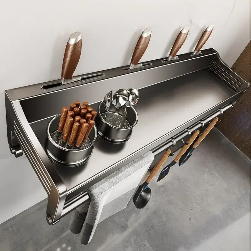 Нож для приправ из кованого железа подставка ложек без перфорации