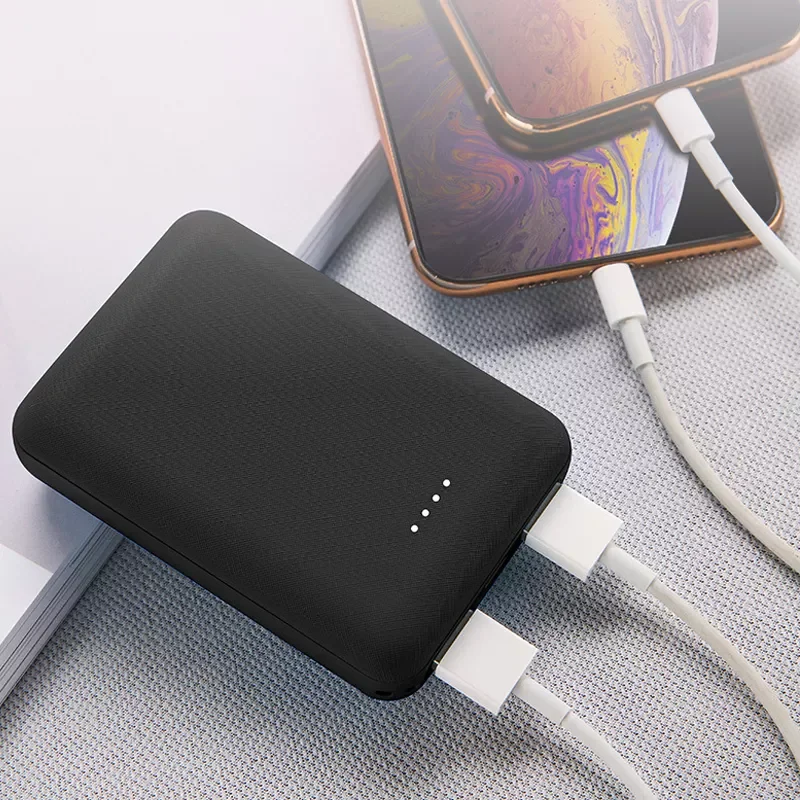 

2023New 10000mAh Dual USB 5V 2A Mini Power Bank 10000mAh 18650 Batteries Portable Fast Charger For Xiaomi bateria externa Powerb