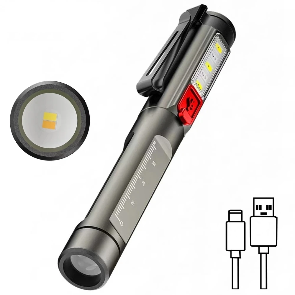 

AloneFire P31 двуцветный фонарик-ручка USB