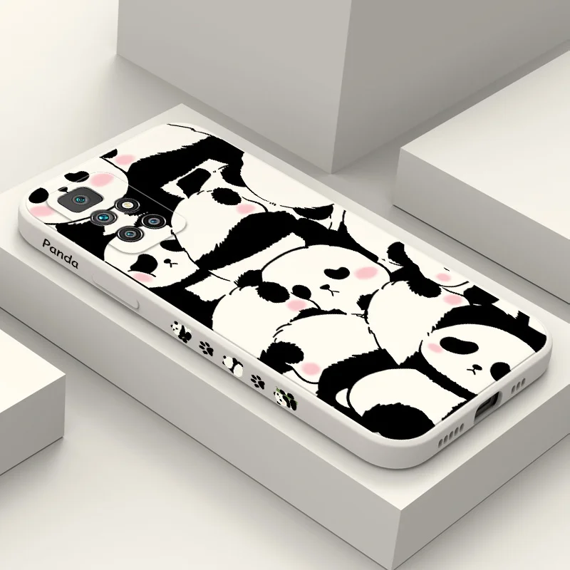 

Baby Panda Phone Case For Xiaomi Redmi 12C 10 10C 10A 9 9A 9T A1 Pro Plus 4G 5G Silicone Cover