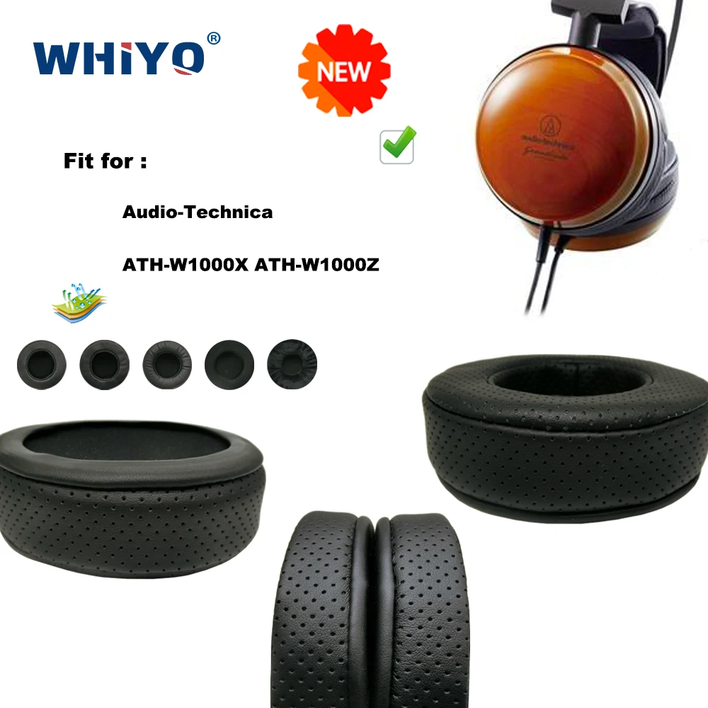 Новые обновленные Сменные амбушюры для наушников Audio-Technica ATH-W1000X ATH-W1000Z, кожаные амбушюры, бархатные амбушюры для наушников