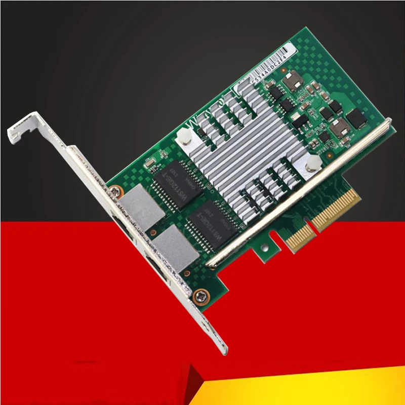

Сетевая карта Gigabit Ethernet PCI Express PCI-E, 10/100 Мбит/с, LAN-адаптер, PCI-E 4X сервер, двойной порт RJ45, семейная карта для настольного компьютера