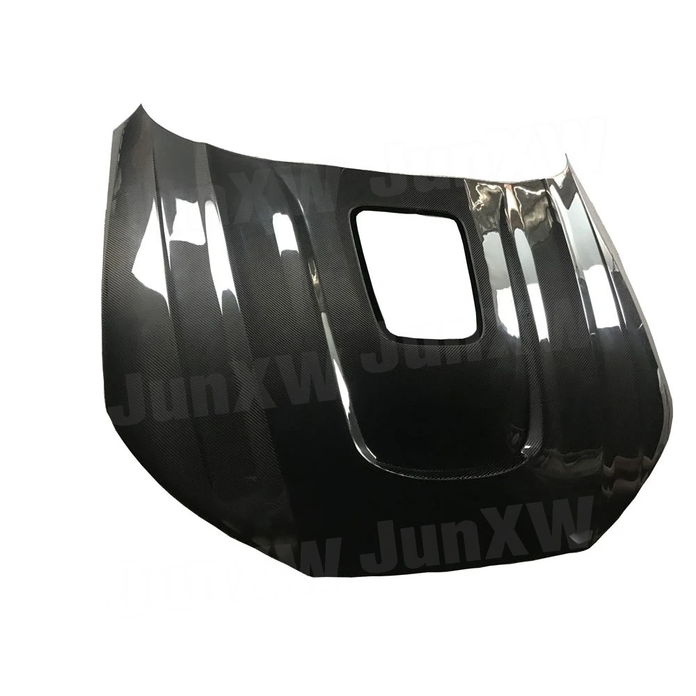 Сухой карбоновый передний капот автомобиля из углеродного волокна прозрачный