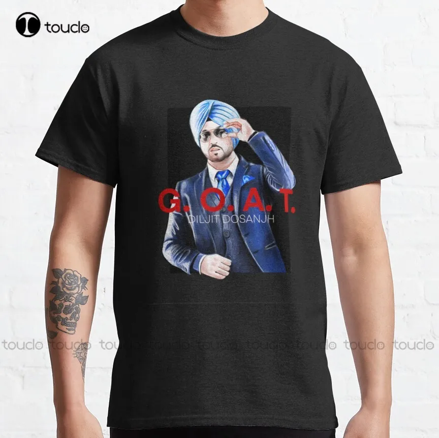 

Diljit Dosanjh Classic T-Shirt Womens Plus Size Shirts Cotton Outdoor Simple Vintag Casual T-Shirt Gd Hip Hop Xs-5Xl New Popular