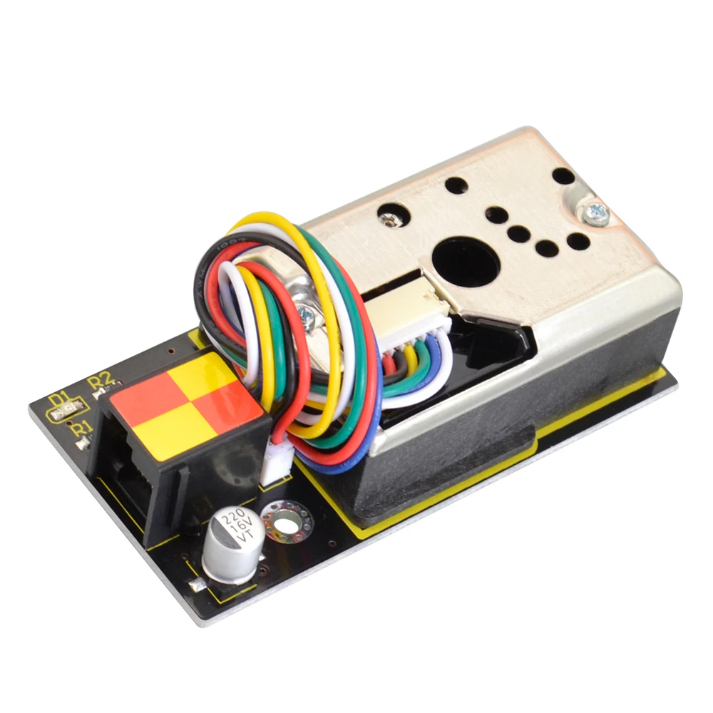 Keyestudio PM2.5 Датчик пыли RJ11 EASY Plug GP2Y1014AU Модуль датчика для Arduino/обнаружения воздуха DIY