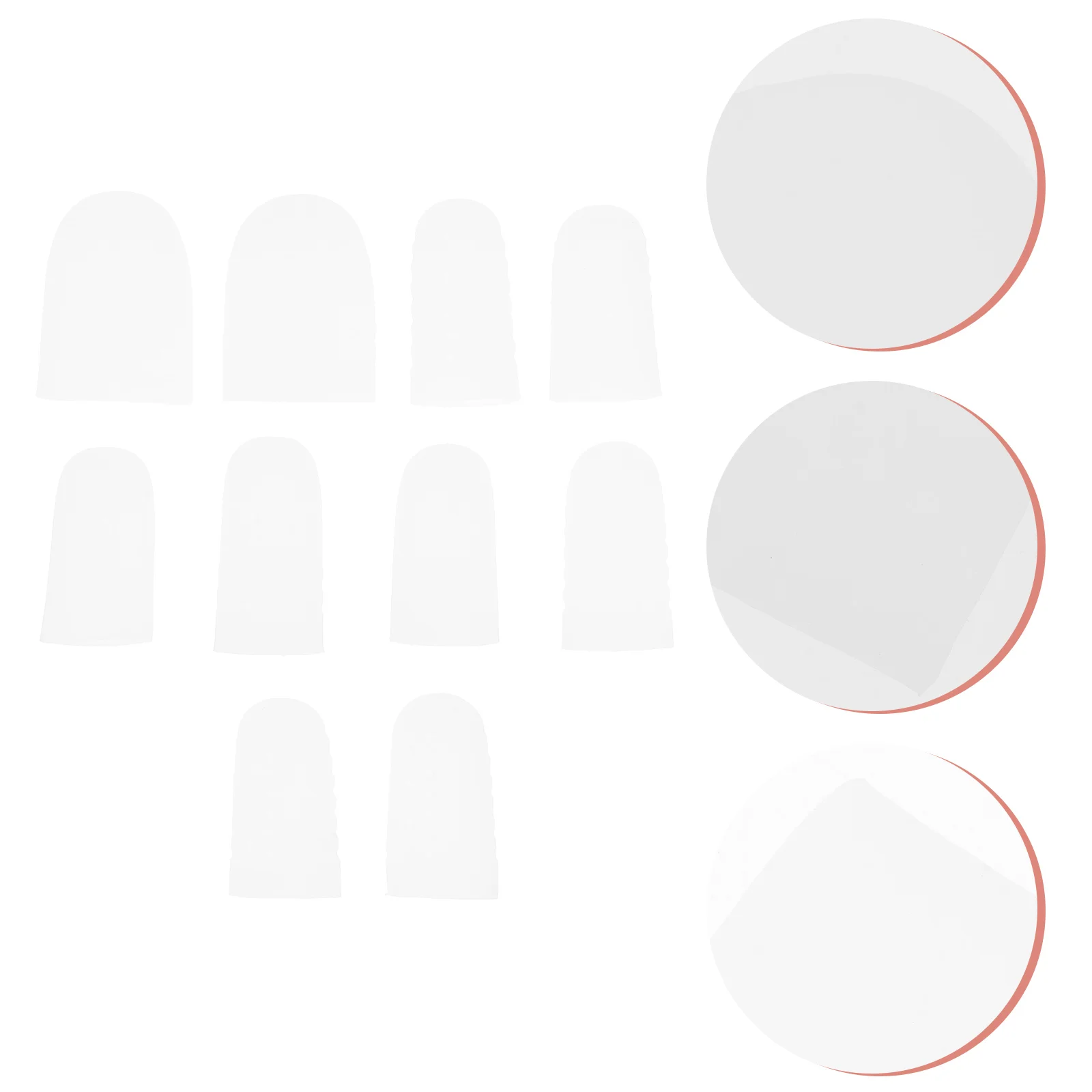 

10Pcs Durable Convenient Creative Practical Toe Protectors Toe Covers Toe Sleeves for Outdoor