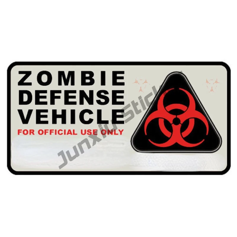 

Водонепроницаемая наклейка, стильная забавная наклейка с зомби-обороной, автомобильная наклейка, наклейка на окно автомобиля, запчасти для...