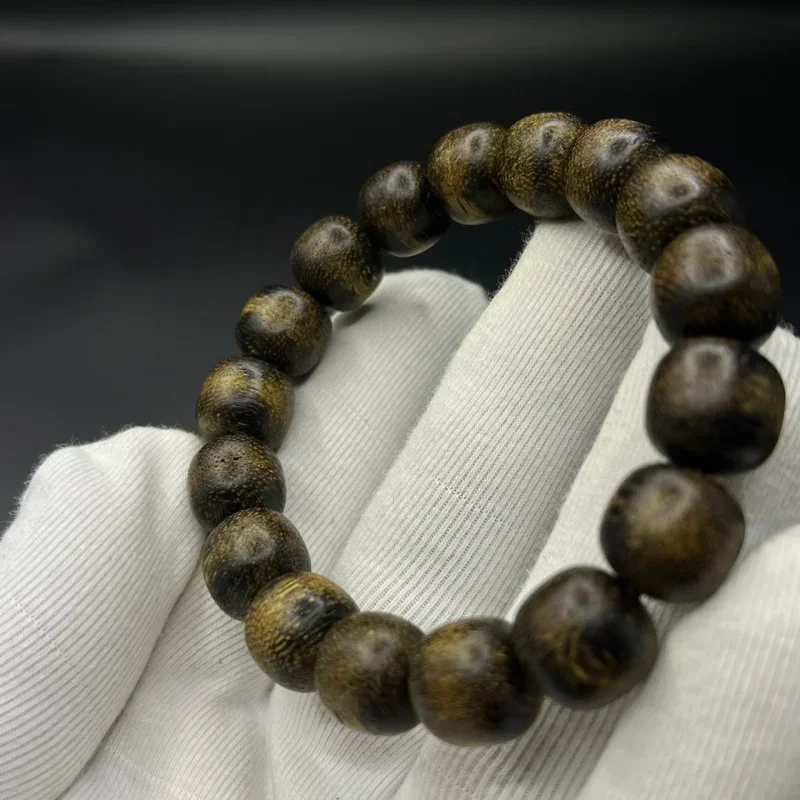 Серия Xingzhou пара из агарового дерева деревянный культурный артефакт бусины Будды