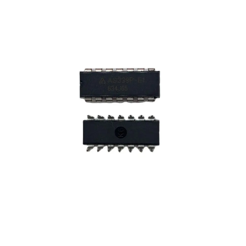 

10PCS/ New original imported AS339P-E1 AS339 voltage comparator core DIP-14 package in-line IC