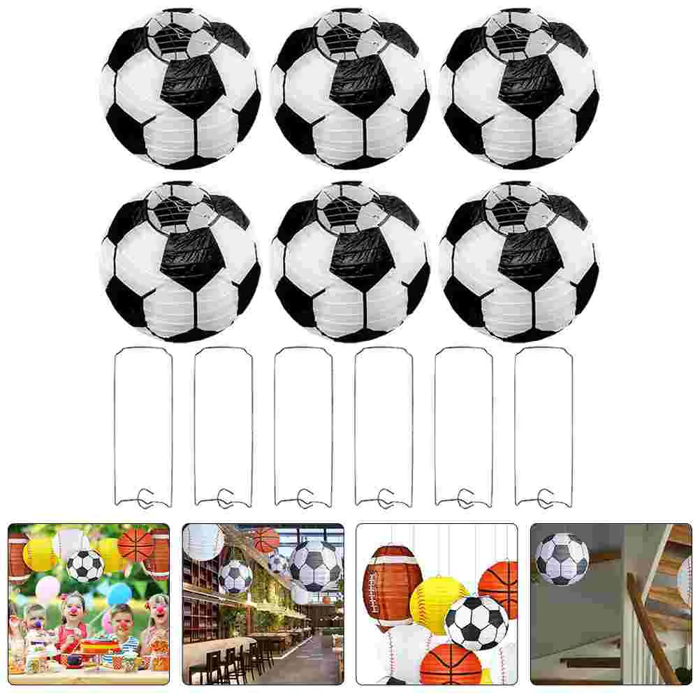 

6pcs Folding Kids Decorative DIY Football Decorations