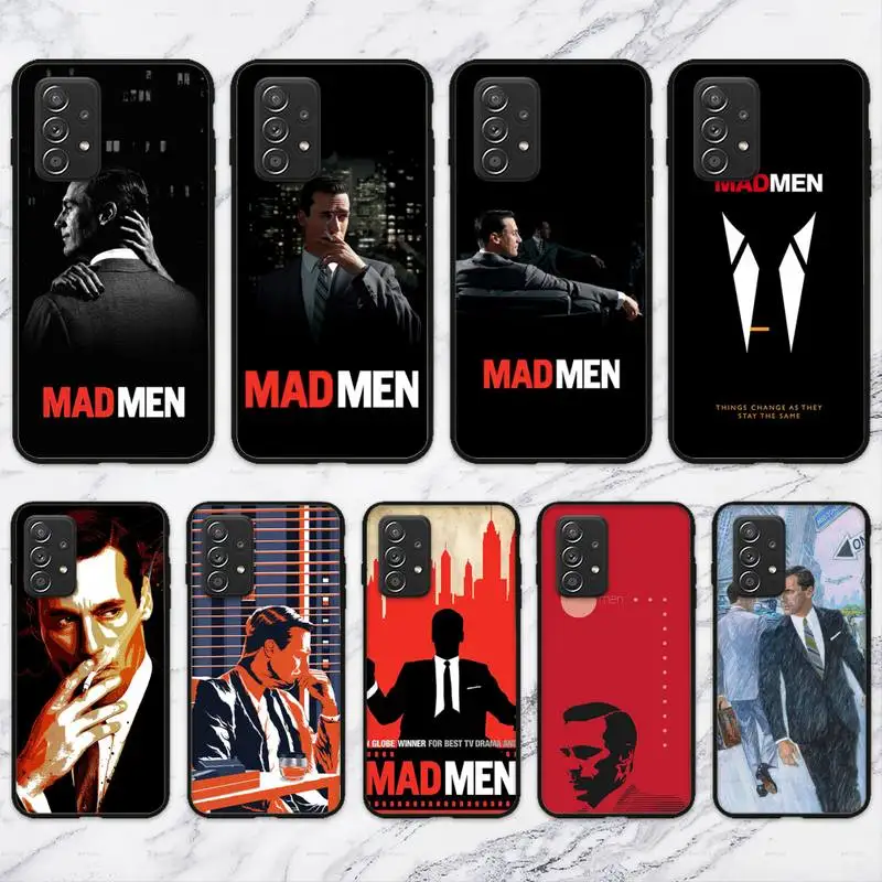 Чехол для телефона MAD MEN TV Samsung Galaxy S10 S20 S21 Note10 20Plus Ultra Shell |