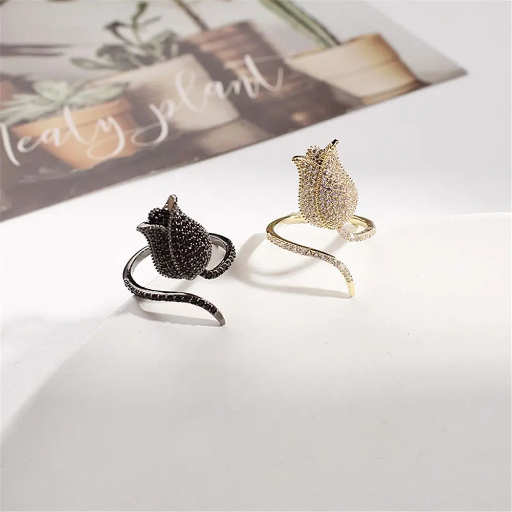 

Женское кольцо с бриллиантами, обручальное кольцо с розой