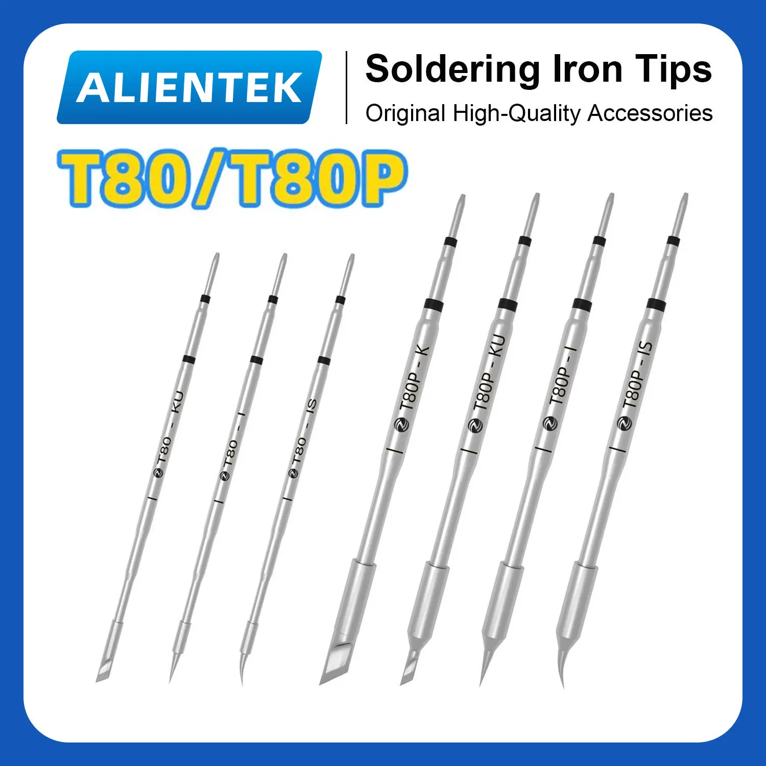 Оригинальный Пресс-наконечник Alientek T80/t80p Для Паяльной Станции C210 C245 Аксессуары