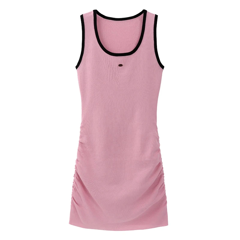 

NXPN New Product 2023 Summer Pink Tight Sexy Vest Dress Harajuku Fashion Night Shop Grace Dress