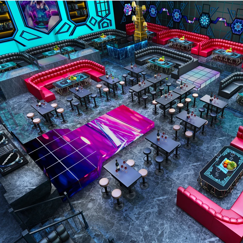 Под заказ угловой диван для ресторана U-образный шезлонг KTV