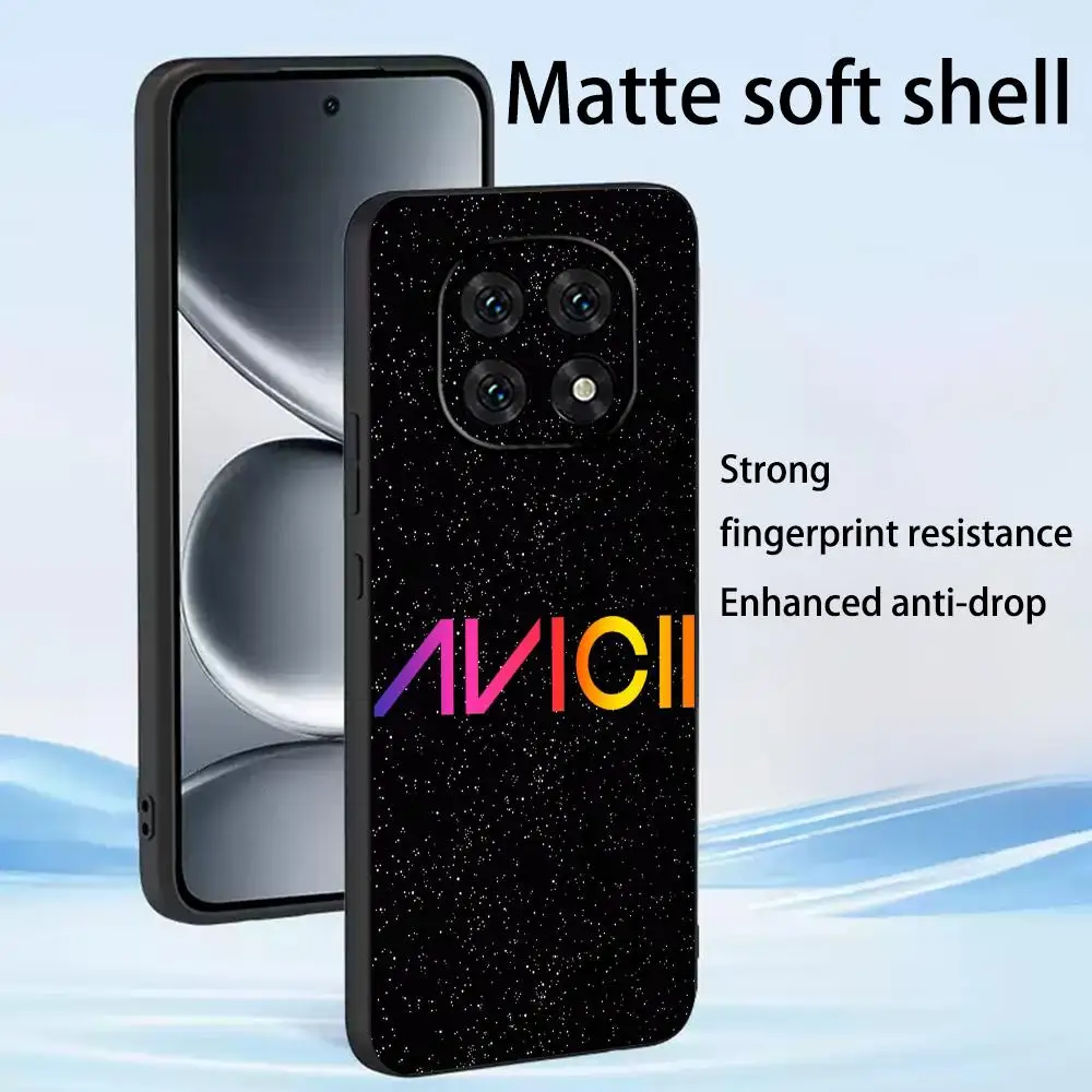 Фото Модный чехол для телефона с крутым принтом AVICII DJ для Redmi Note 17 15 14 13 12 11 Pro Plus S 5G, мягкий черный чехол. №2