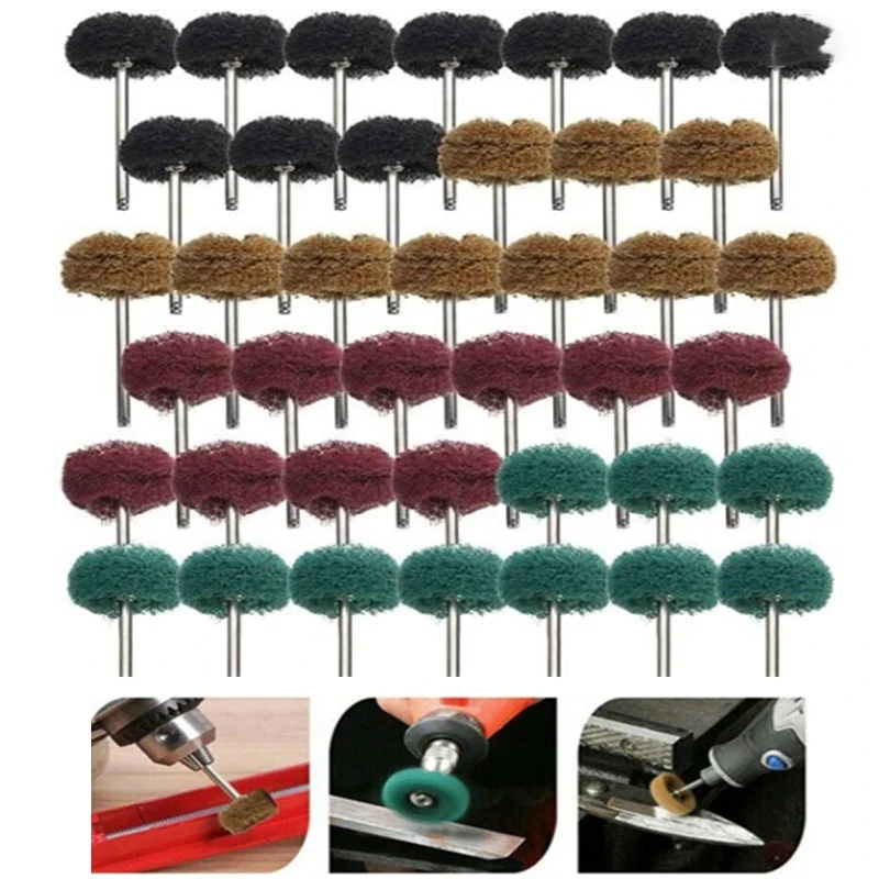 5-20 шт., нейлоновая абразивная щетка для дрели | AliExpress