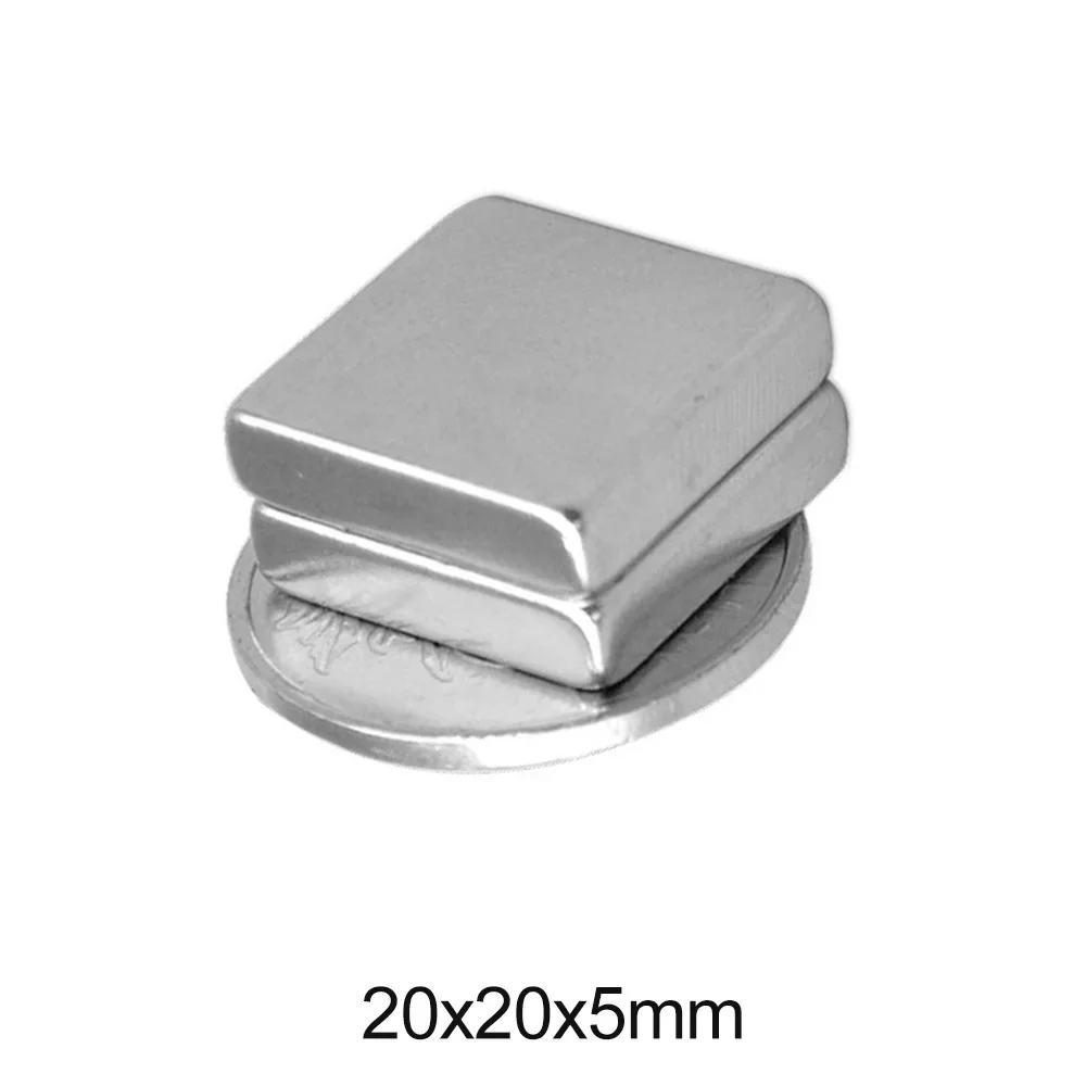 

Квадратный магнит 20x20x5 мм