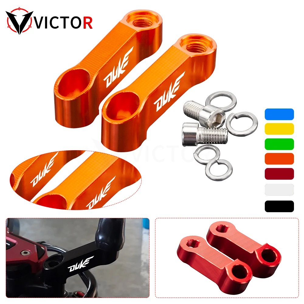 

For KTM DUKE 125 200 390 DUKE690 Duke1290 DUKE 690 1290 Motorcycle Accessories Rearview Mirror Extension Mount Bracket Holder