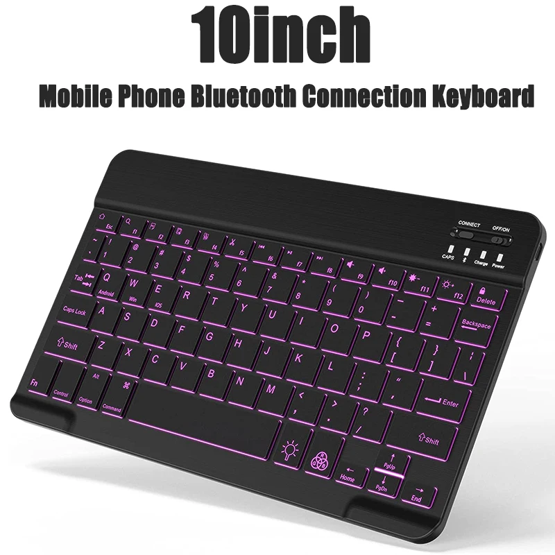 

Backlit Bluetooth keyboard small portable external wireless keyboard charging lighting for Android smartphone keyboard forphone