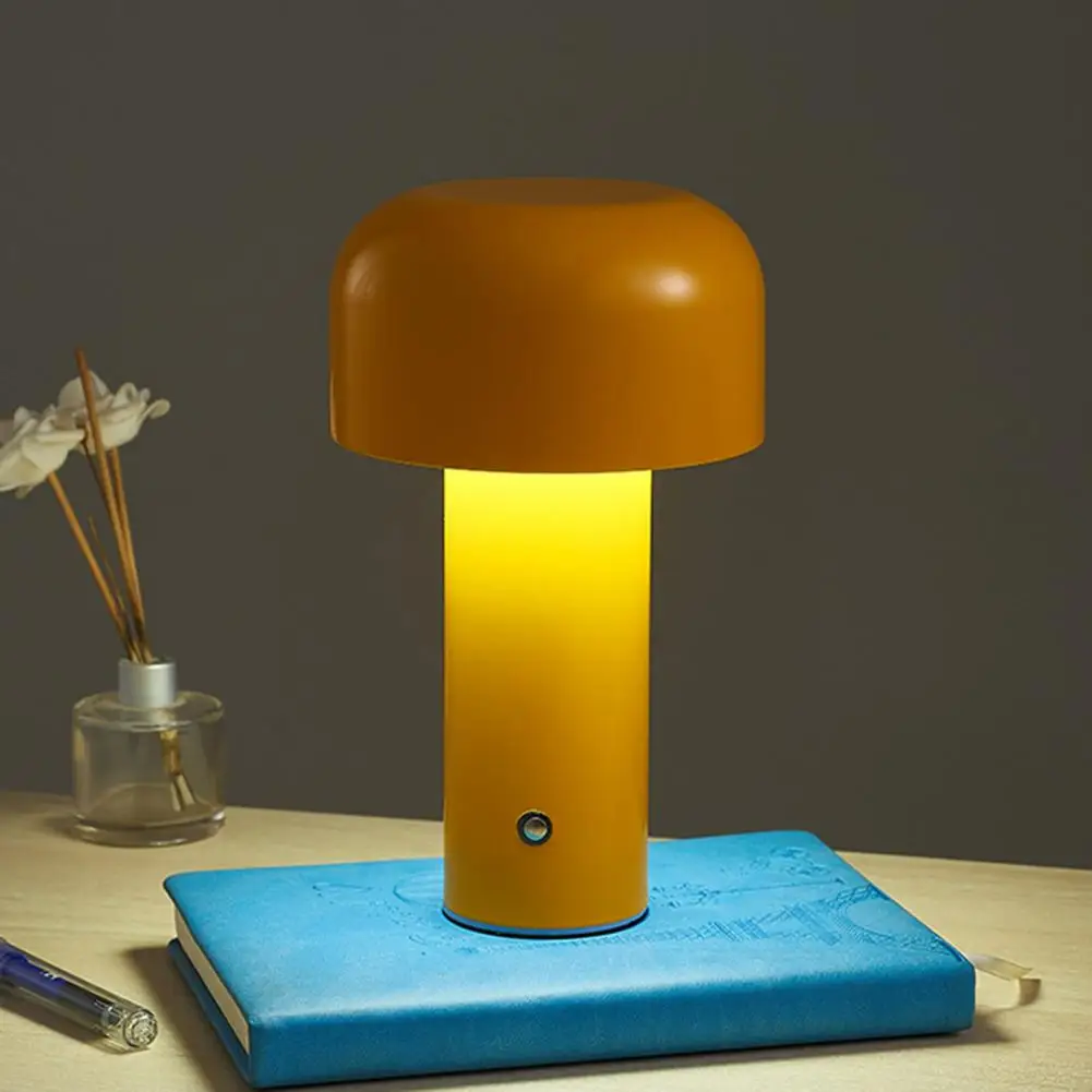 

Настольная лампа с зарядкой от USB и плавным затемнением, светодиодный ночник в виде грибов с сенсорным управлением, ночник для спальни, наст...