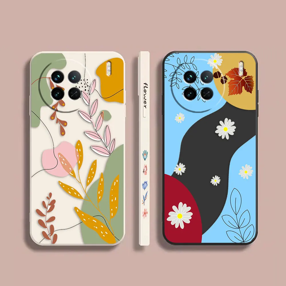 

Case For VIVO X21I X21S X23 X27 X30 X50 X60 X70 X80 X90 5G PRO PLUS Case Cover Funda Cqoue Shell Capa Summer Ice Cream Flowers