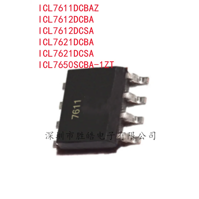 

(5PCS) ICL7611DCBAZ / ICL7612DCBA / ICL7612DCSA / ICL7621DCBA / ICL7621DCSA / ICL7650SCBA-1ZT SOP Integrated Circuit