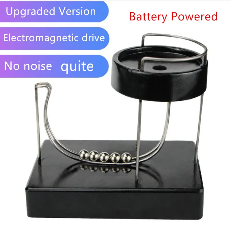 Upgraded Version Electromagnetic Drive Kinetic Art Perpetual Movement Machine Perpetual Motion Machine Jumping Ball Motion Toy