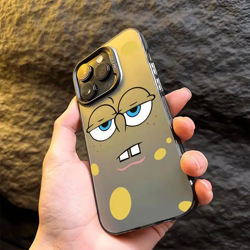 Забавный чехол Губка Бобс для Samsung Galaxy S25 S24 S23 S22 S21 S20 Note20 Ultra Plus FE M31 4G 5G матовая