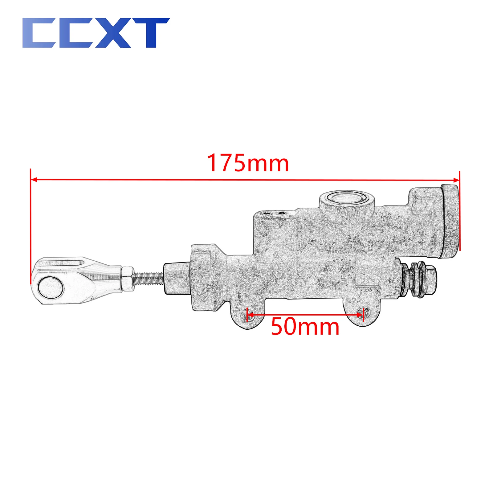 Насос заднего тормоза мотоцикла в сборе гидравлический суппорт масляная трубка