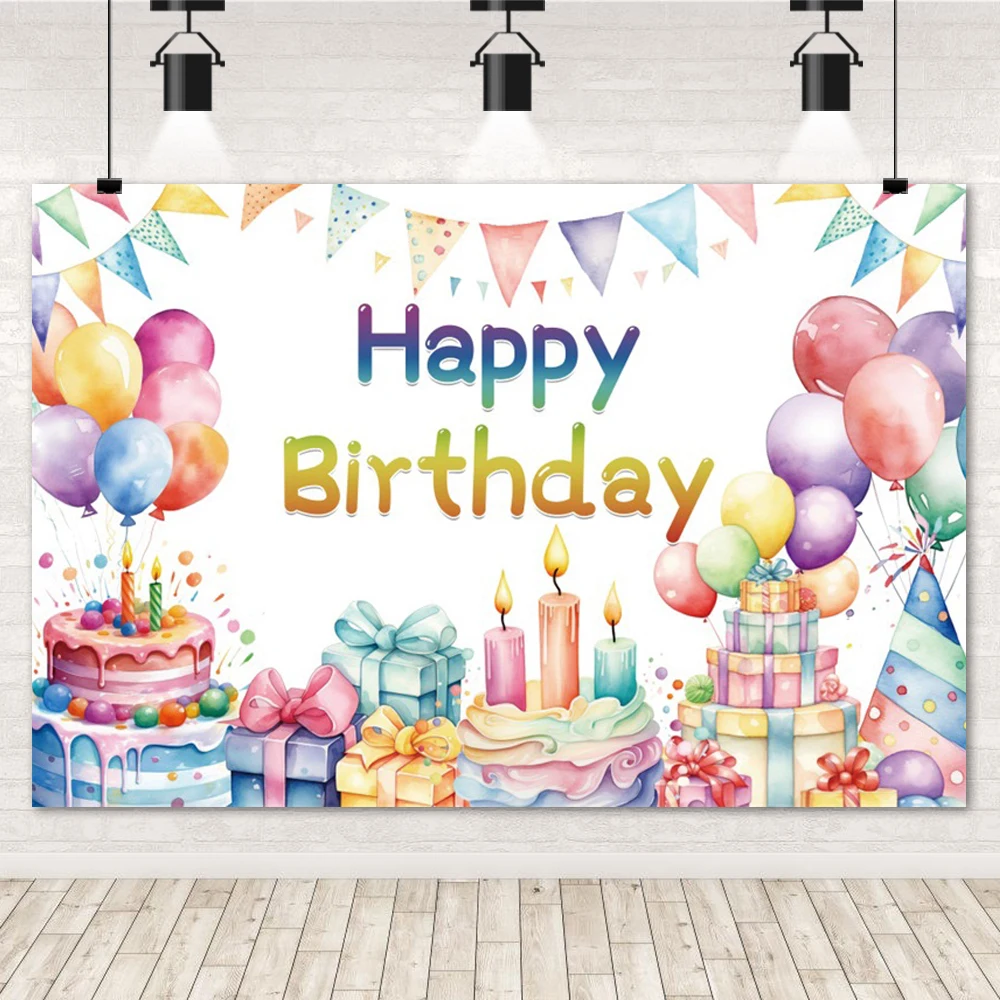 Фон для фотосъемки Laeacco с днем рождения