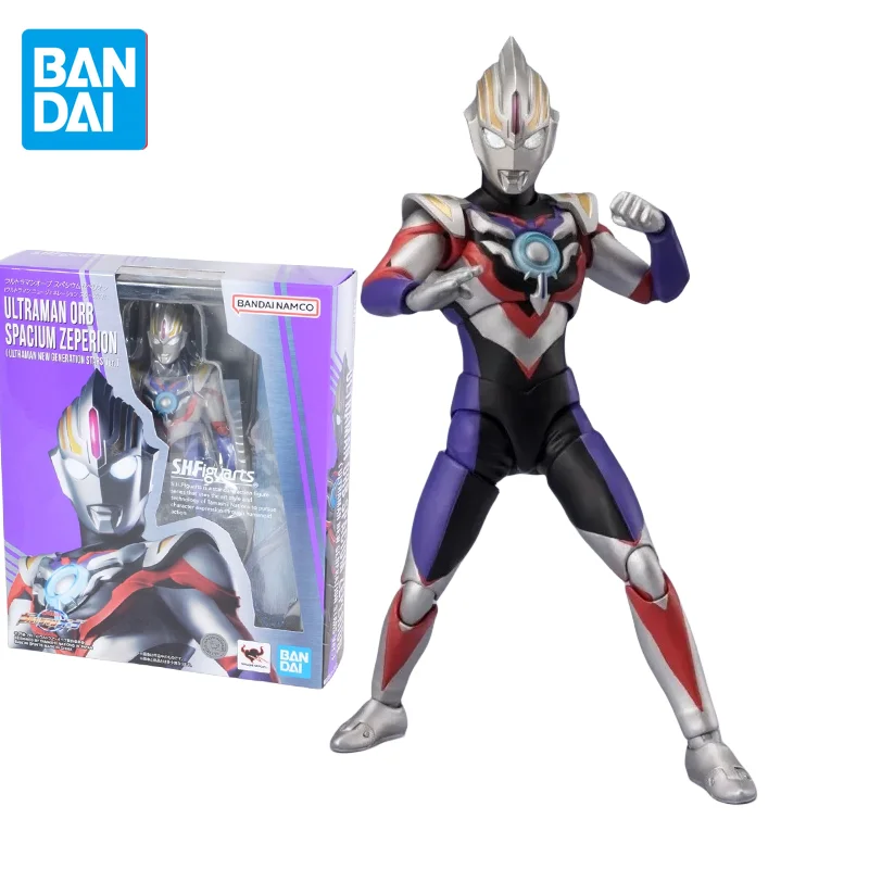 Оригинальная аниме-фигурка Bandai модель SHF ULTRAMAN ORB SPACIUM ZEPERION подвижные аниме-фигурки