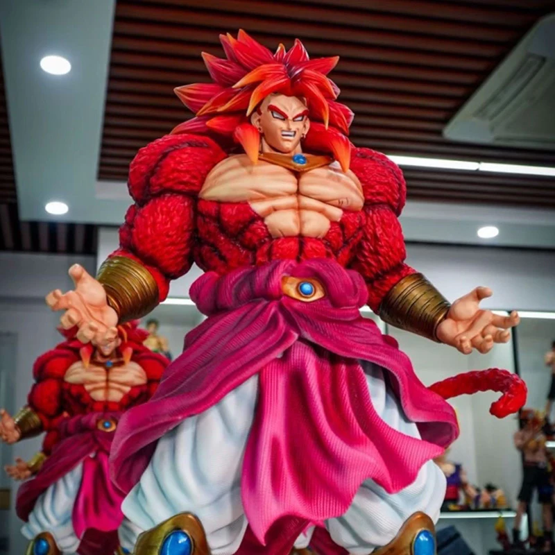 Фото Фигурка Dragon Ball Super Saiyan 4 Broly GK, аниме-статуэтка 30 см, настольное украшение, коллекционный предмет для любителей аниме №5