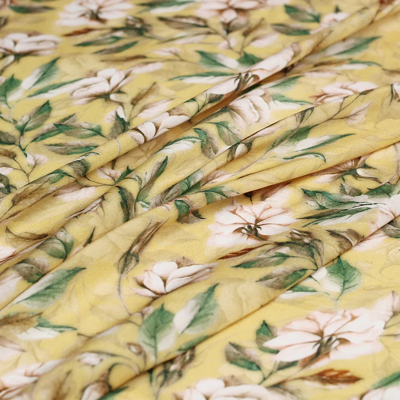 Redraspberry 140 см 72 г 12 Момми темно-желтые зеленые листья крепдешиновые искусственные