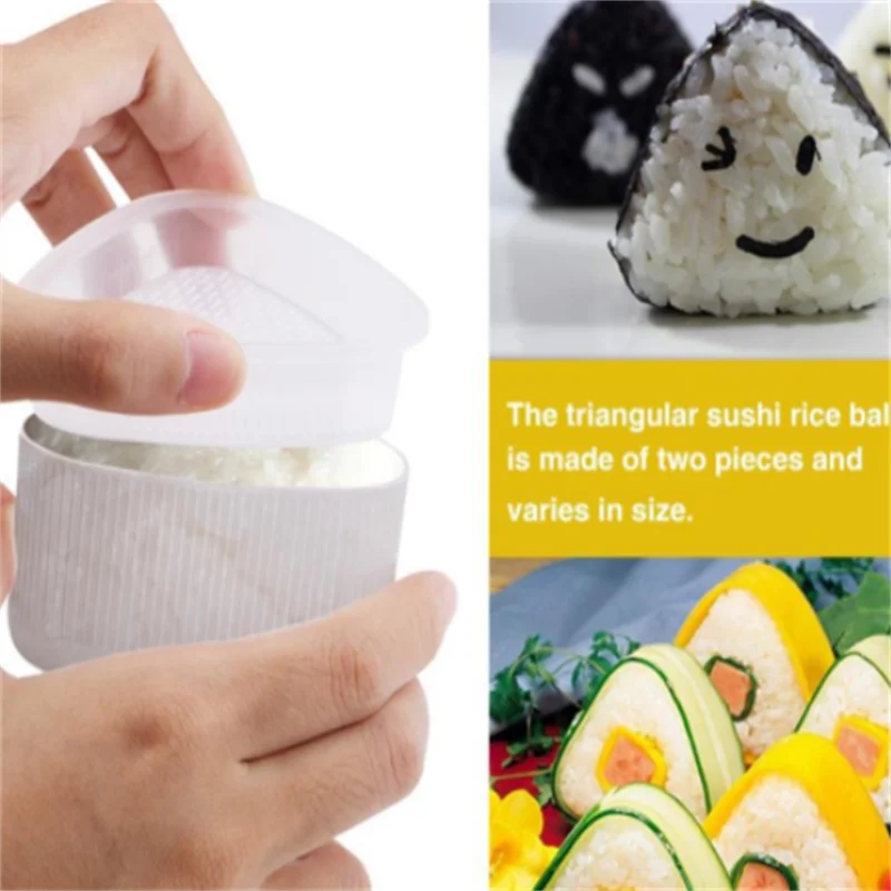 

Kitchen Accessories Sushi Mould Triangle Mould Sushi Machine Mould Sushi Tool Onigiri Rice Ball Bento Machine Mould