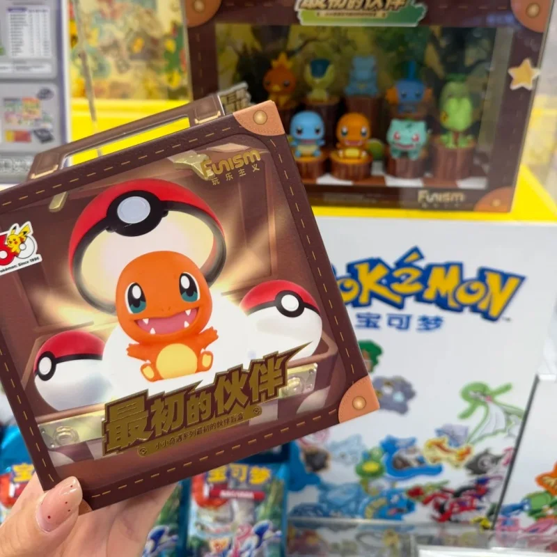 Фото Новинка: Фигурки Funism Pokemon к 30-летию, серия Original Partners, оригинальные фигурки, стартовый набор в шаре, Чармандер, Сквиртл №4