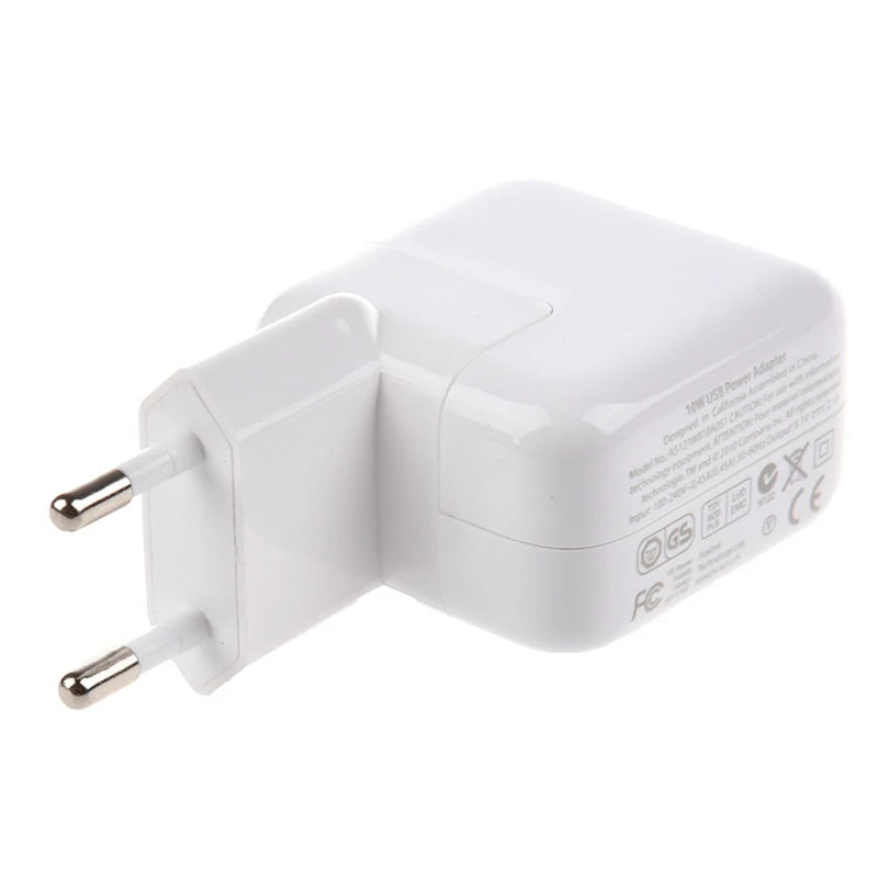 4X White Charger Adapters European Standards For Ipad / Iphone / Ipod / Smartphones 2.1A
