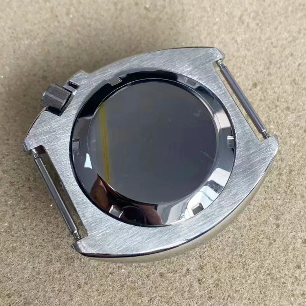 41MM Watch Case Steel Case Black Inner Shadow Suitable for NH35/NH36/4R Movements Watch Accessories