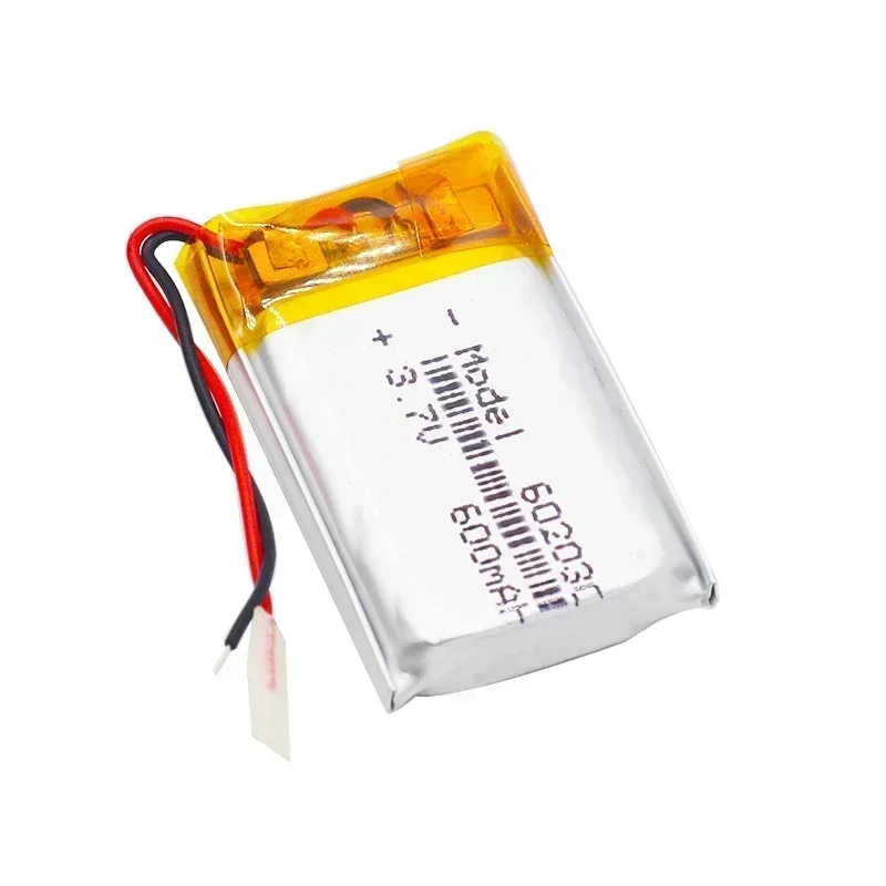 Фото Литиевая батарея 3.7V 600mAh 602030, литий-полимерные аккумуляторы 502030 052030 для беспроводных Bluetooth-гарнитур, игрушек, умных часов №3