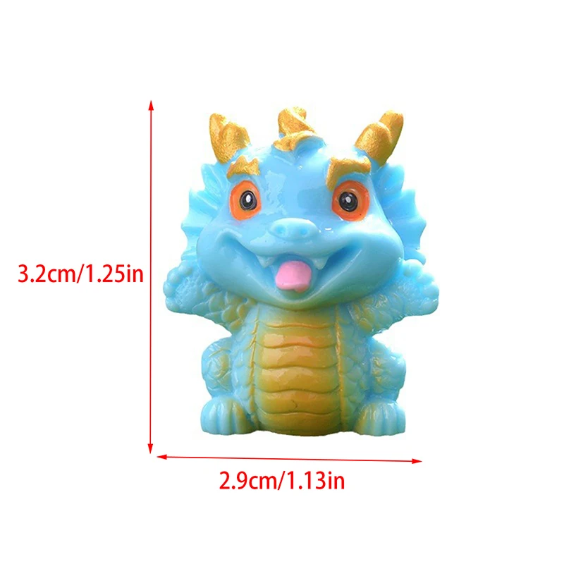 Кавайные животные из смолы для самостоятельного украшения дома статуэтки