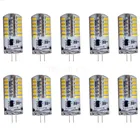 10 шт. приглушаемая Светодиодная лампа G 4 AC DC 12V 220V 3W 9W 12W 15W SMD 3014 24 48D светодиодный ная мини-лампа G4 360 Угол луча заменяемые галогенные лампы