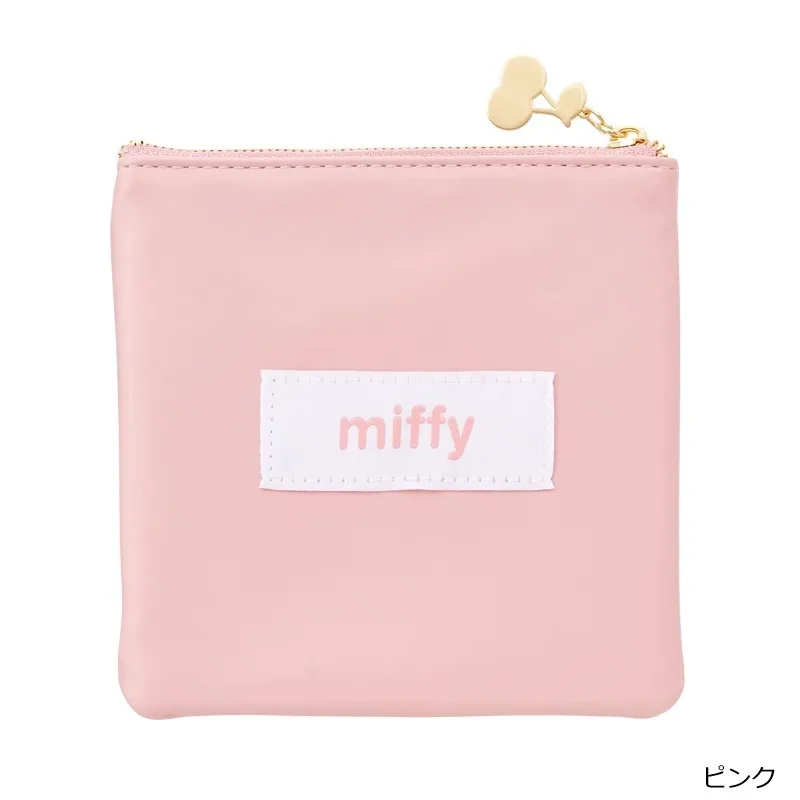 Kawaii MIffy мультфильм милый макияж рот красный конверт вышивка сменные ювелирные