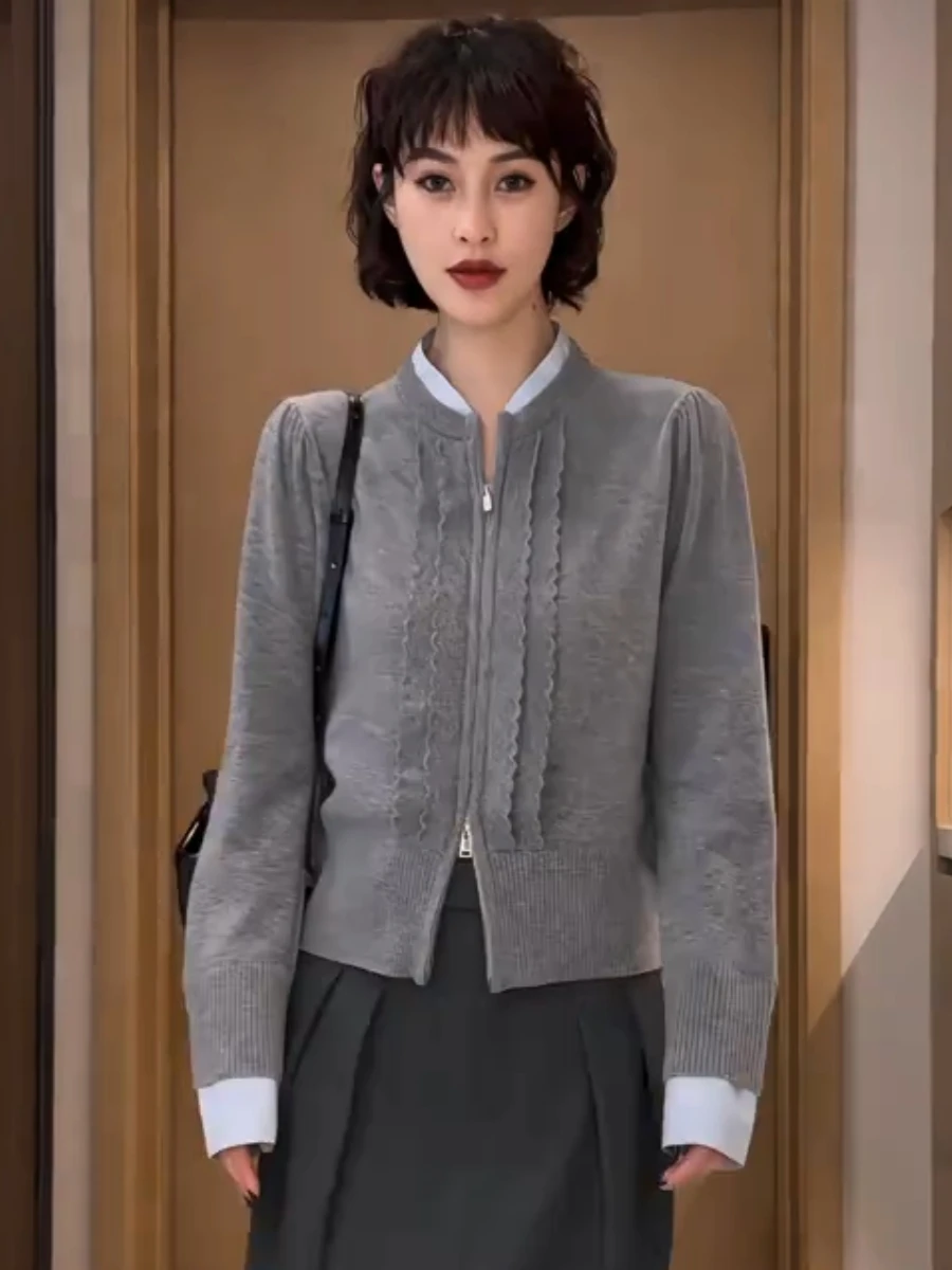 Лоскутный воротник рубашки искусственный флисовый верх из двух предметов