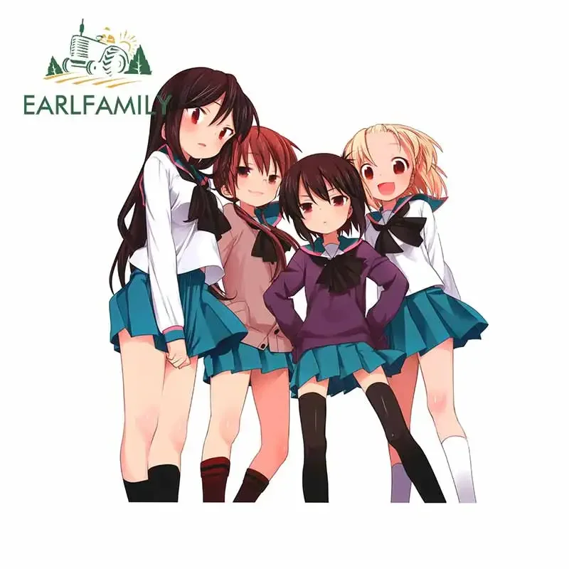 Милая Униформа EARLFAMILY для девочек 13 см х 11 3 СМ автомобильные наклейки в стиле