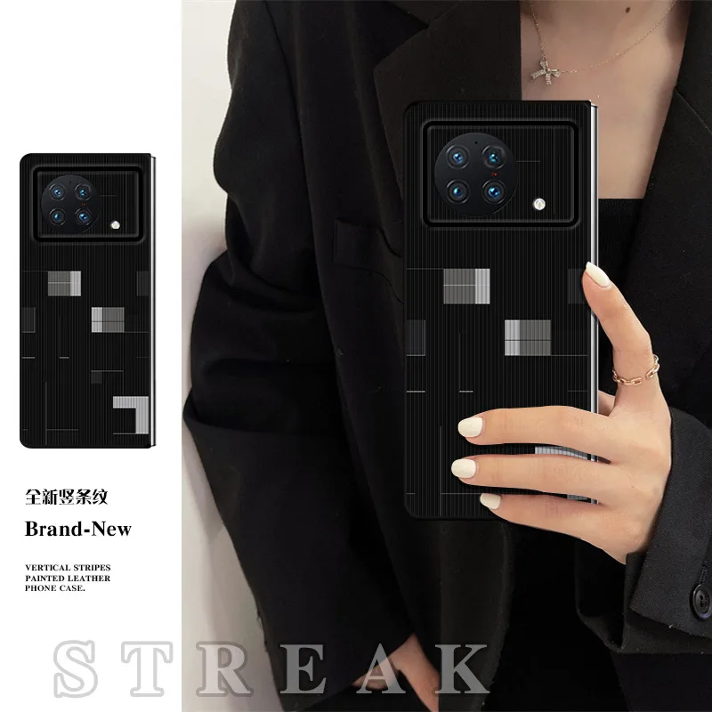 

ДЛЯ Vivo X складной чехол для Vivo X складной планшетофон с защитой от падения все включено в Вертикальную Полоску клетчатый чехол