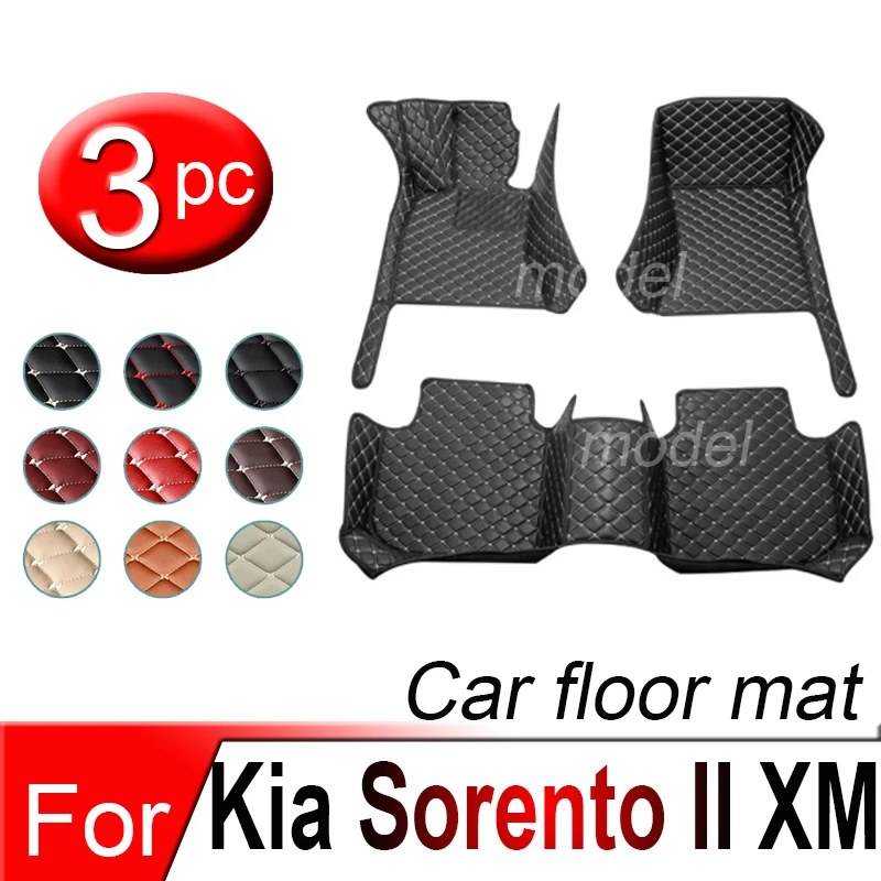 

5-местные автомобильные коврики для Kia Sorento II XM 2012 2011 2010 2009, коврики для интерьера, водонепроницаемые аксессуары, защитные крышки, детали